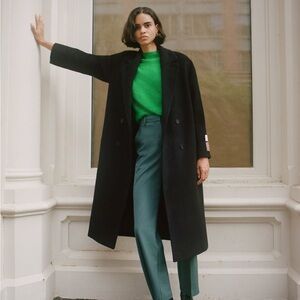 Like New Aritzia Black Slouch Coat Size S